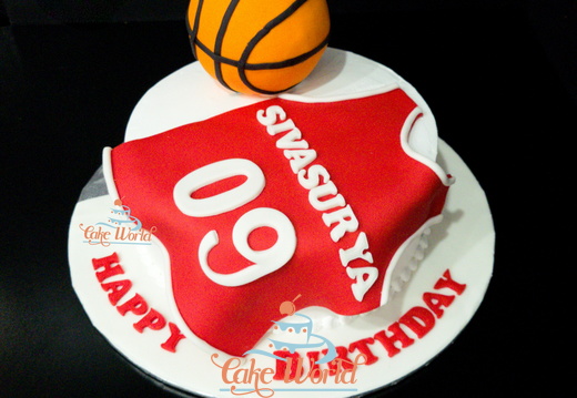 09 Basketball Cake